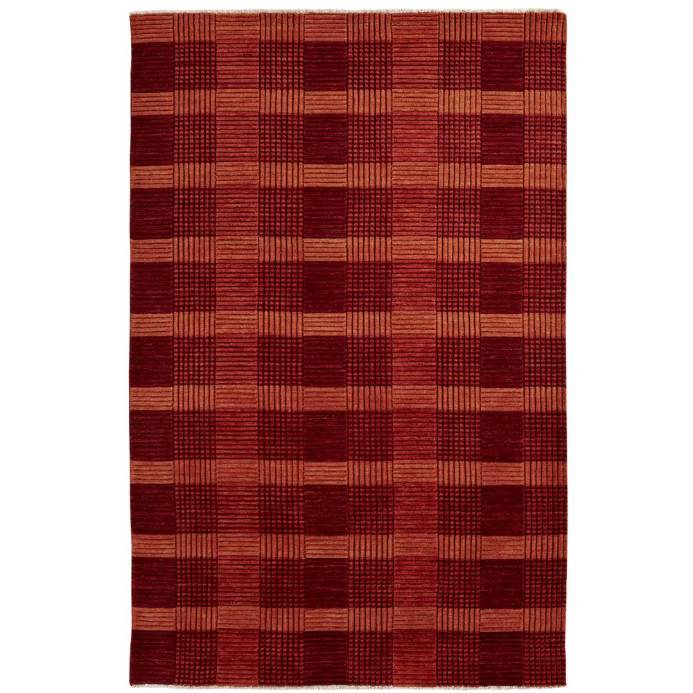 Dynamic Rugs 9899-330 Lounge 2 Ft. X 4 Ft. Rectangle Rug in Red